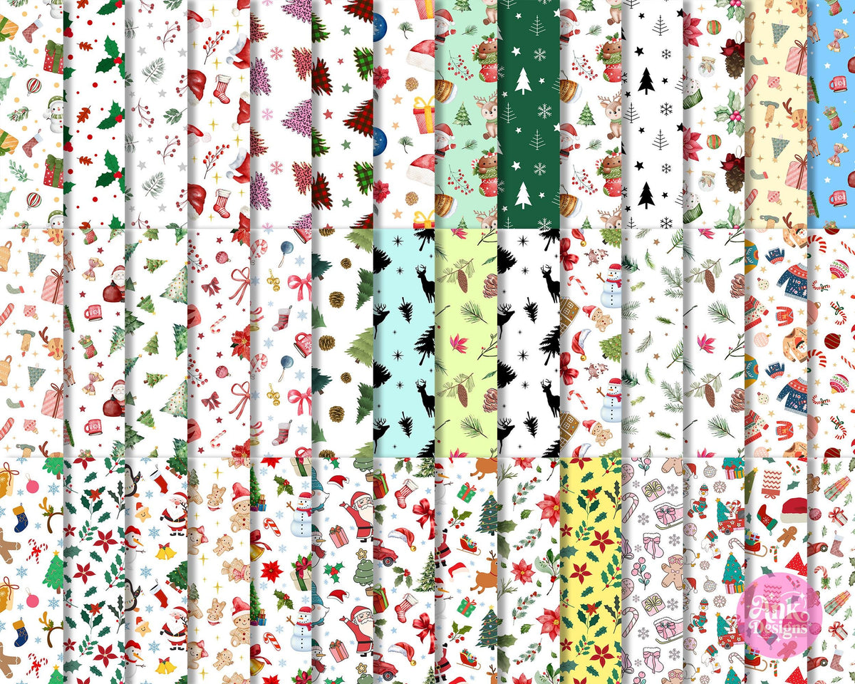 600 Seamless Repeating Pattern PNG Digital Download Bundle