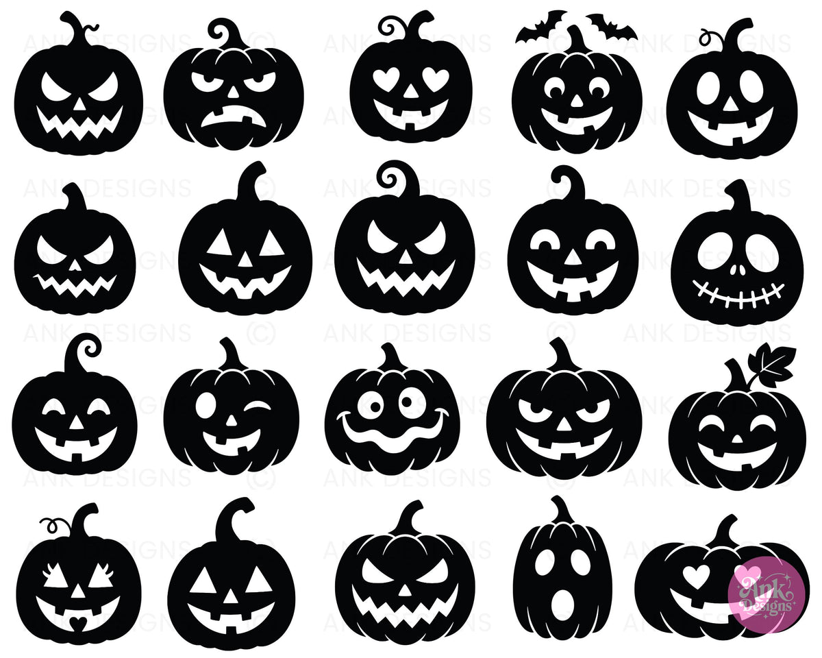 Halloween Ghost and Witch Silhouette SVG Cut Files Bundle Digital Download